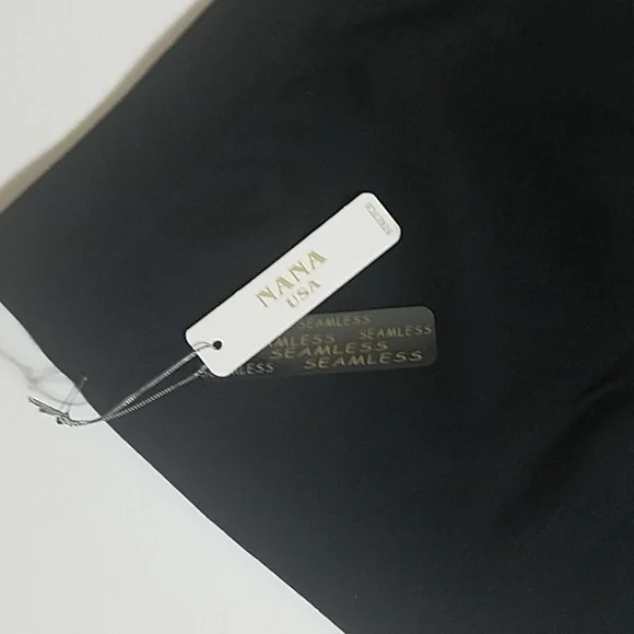 NWT, Nana USA, Black legg'ings, OS - Picture 3 of 5